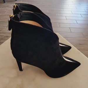 Jimmy choo Bowie 100 suede ankle boots black & clear size 42